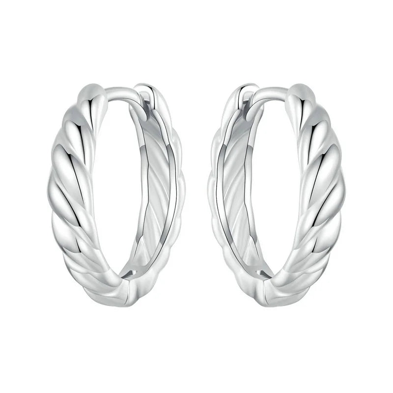 Boucle d’oreille Créole Torsadé - vue 4