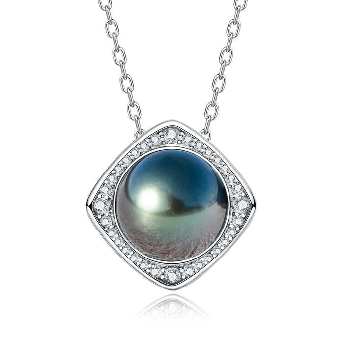Pendentif Argent Perle de Tahiti - vue 1