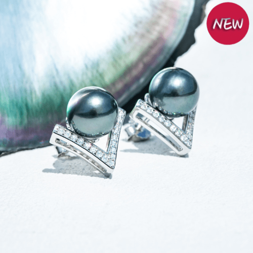 Boucle d’oreille Perle de Tahiti Angelina - vue 5