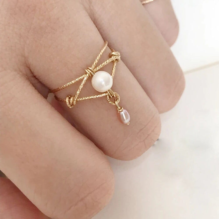 Bague Perle de Culture Inès - vue 1