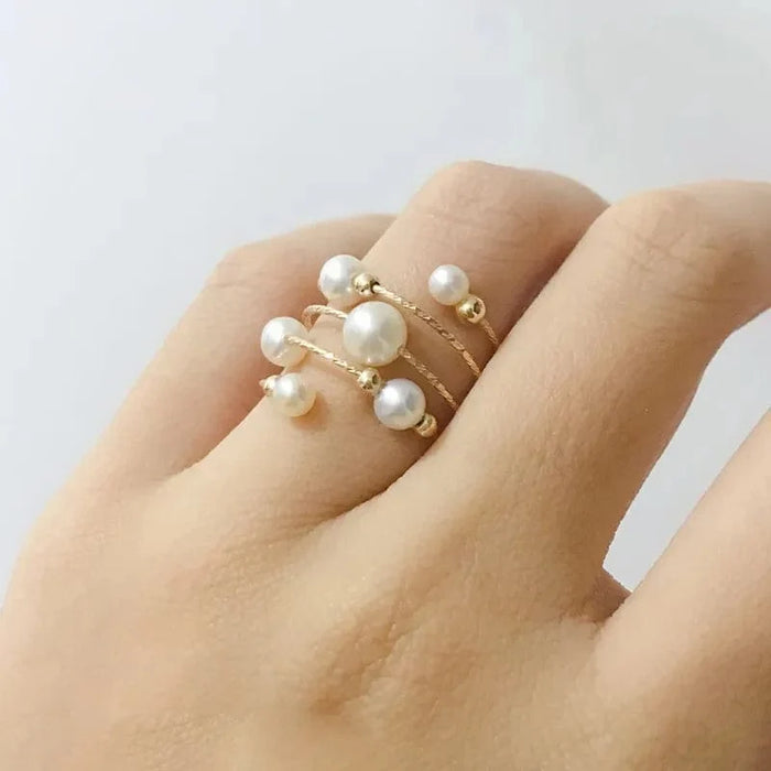 Bague Perle de Culture Nina - vue 1