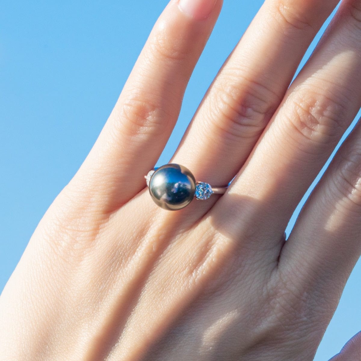 Bague Perle de Tahiti Lidie - vue 2