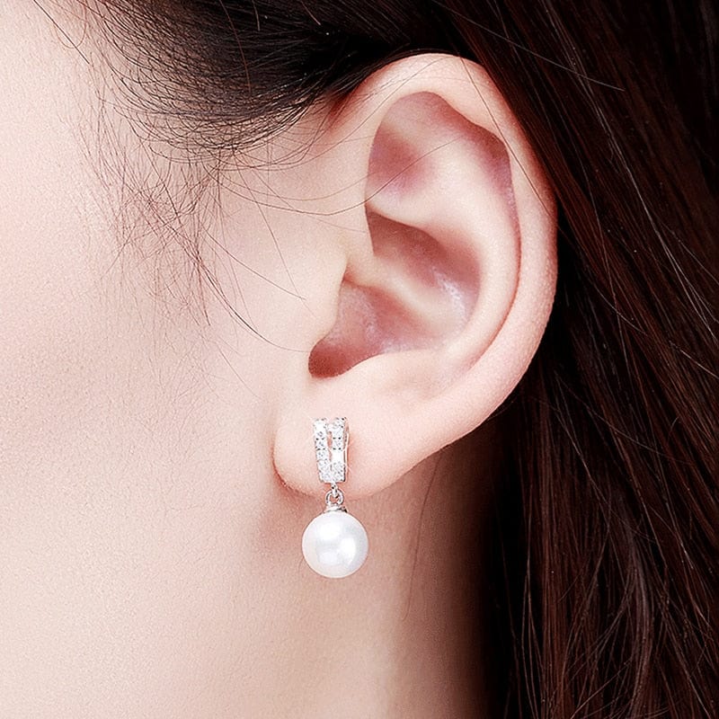 Boucle d’oreille Perle de Culture Stefania - vue 1