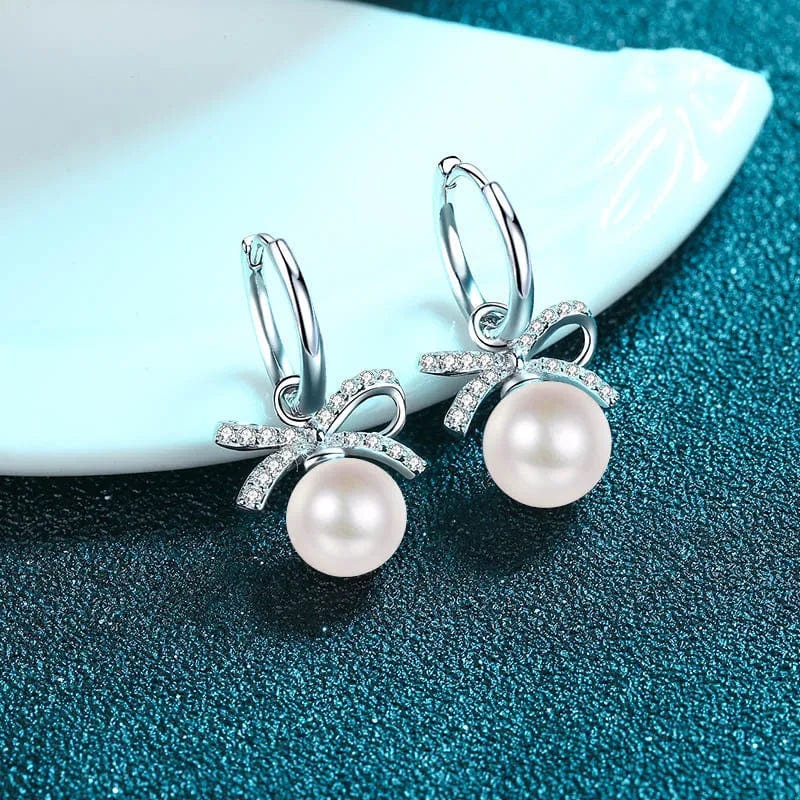 Boucle d’oreille Perle de Culture June - vue 2