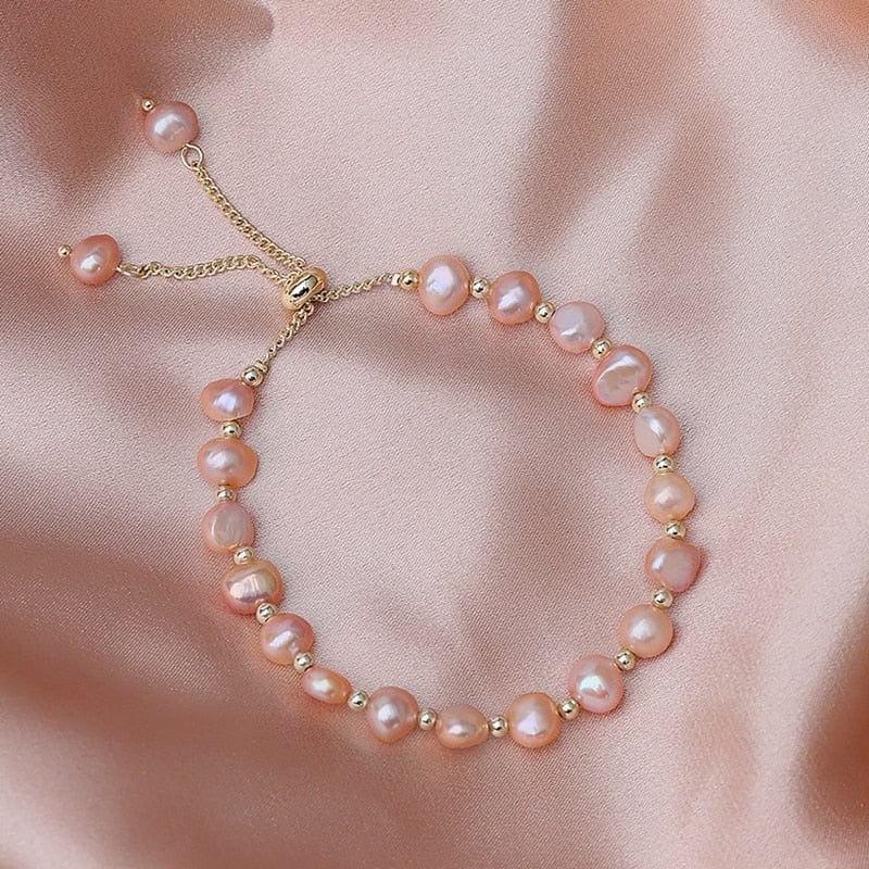 Bracelet Perles Plates - vue 2