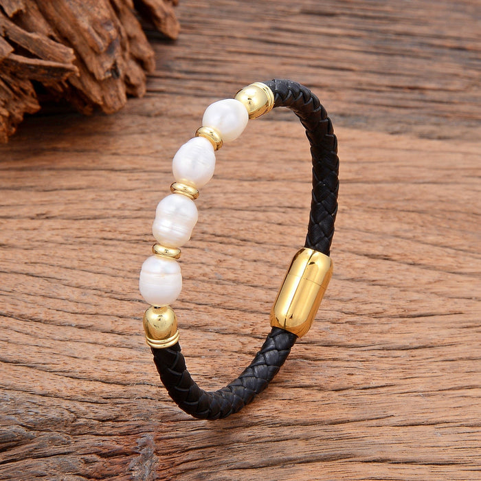 Bracelet Perle Homme Mason - vue 1
