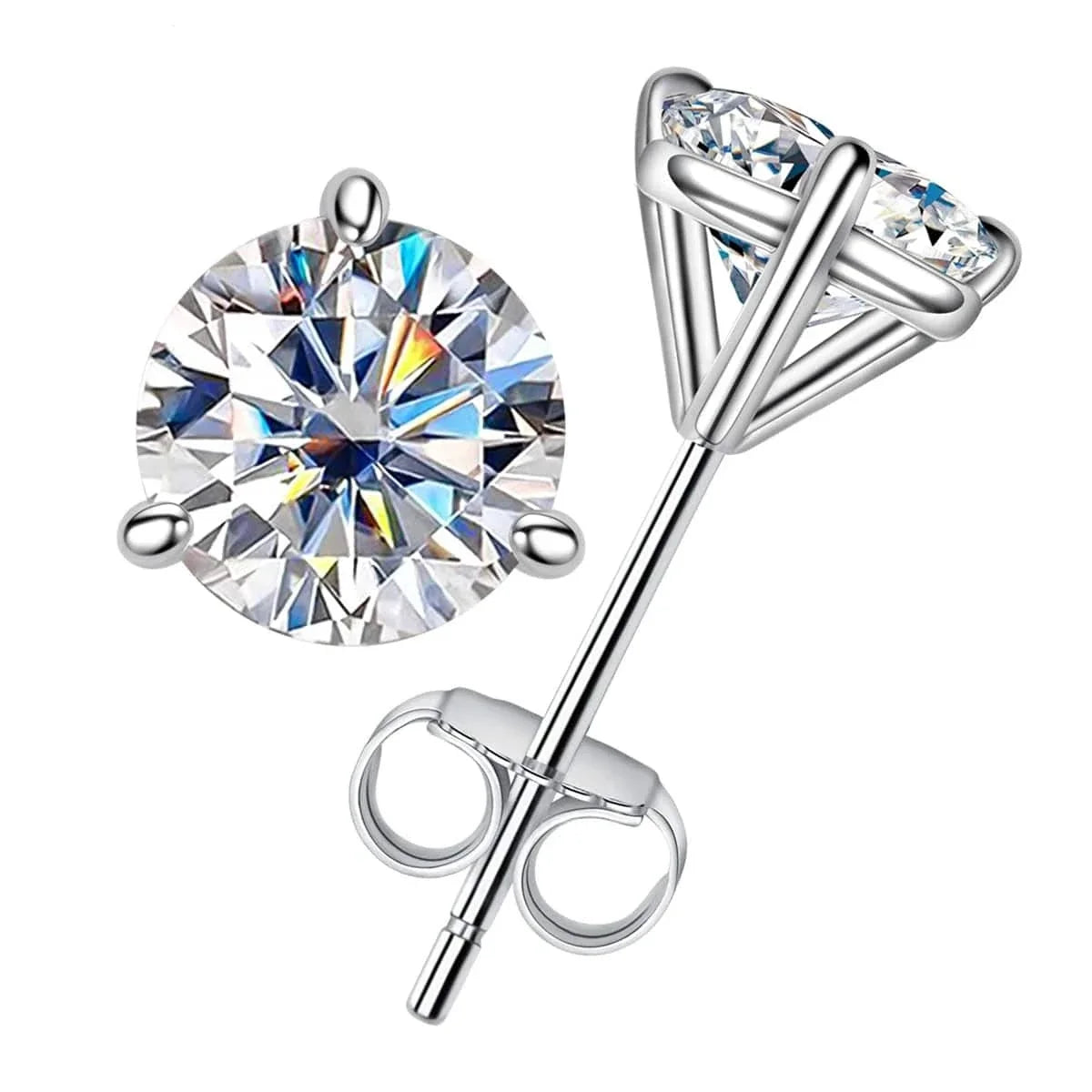 Boucle d’oreille Diamant Solitaire - vue 1