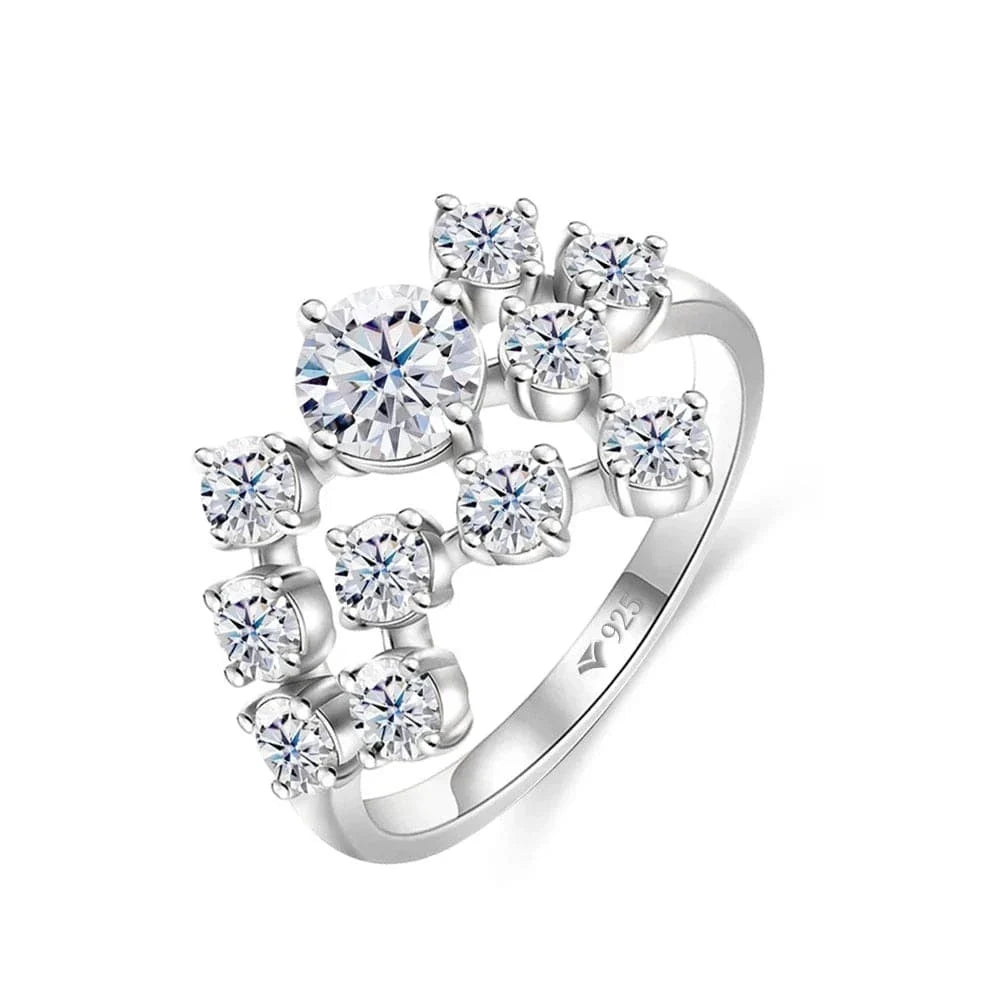 Bague de Fiançaille Femme Or Blanc - vue 6