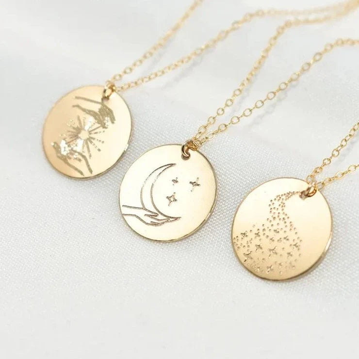 Pendentif Femme Or Moderne - vue 2