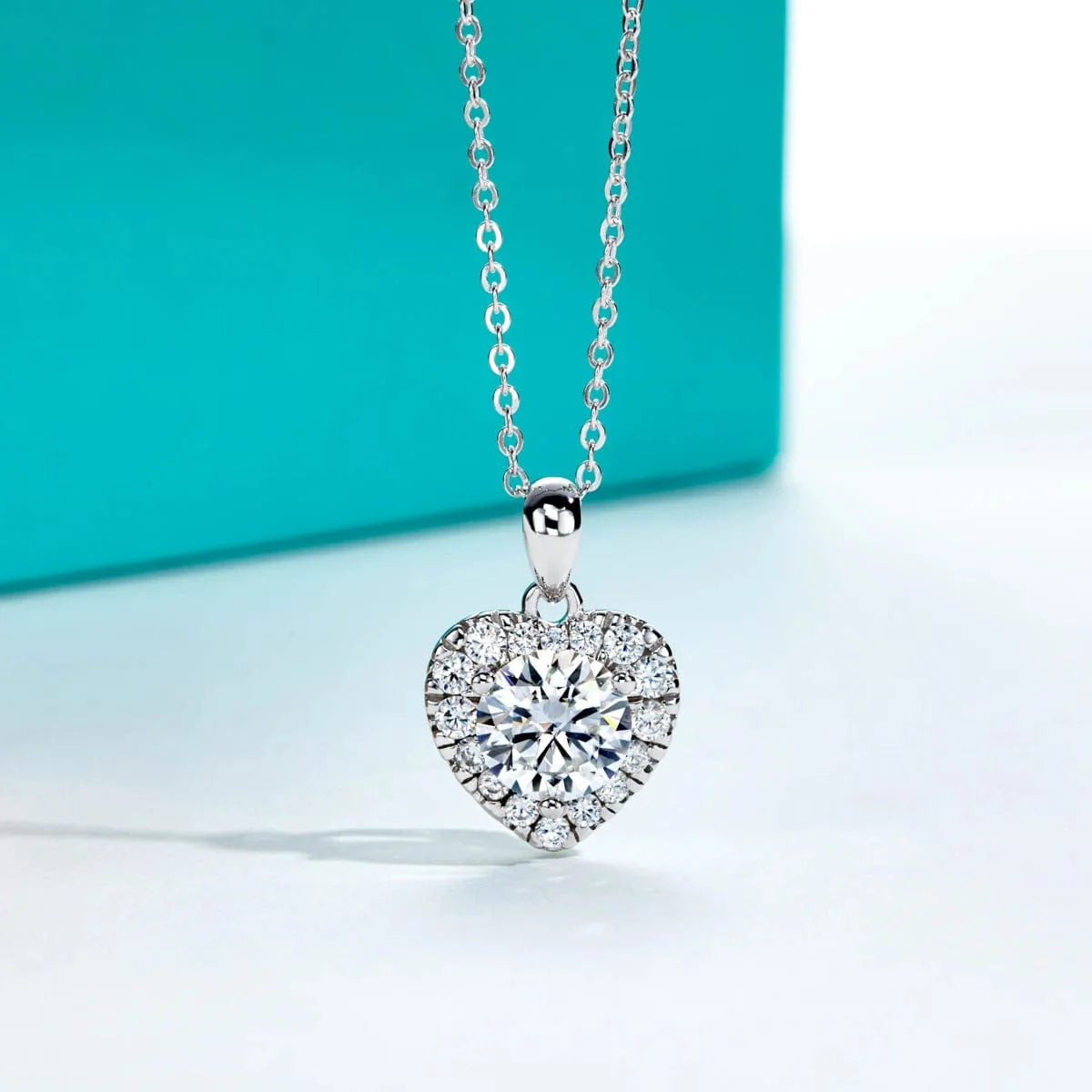 Collier Coeur Diamant - vue 1