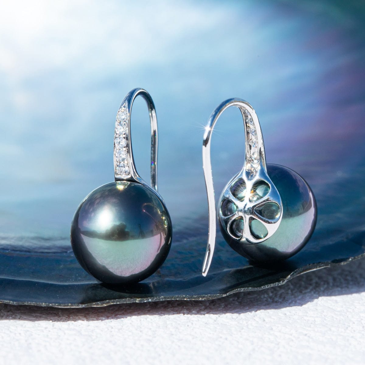 Boucle d'oreille Perle de Tahiti Hinano - vue 1