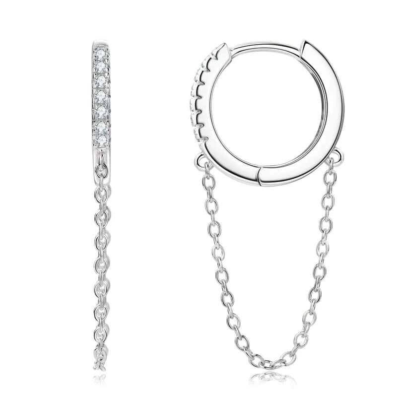 Boucle d’oreille Anneau Diamant Femme - vue 5