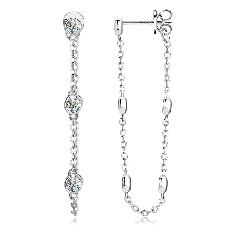 Boucle d’oreille Diamant Or et Diamant - vue 8
