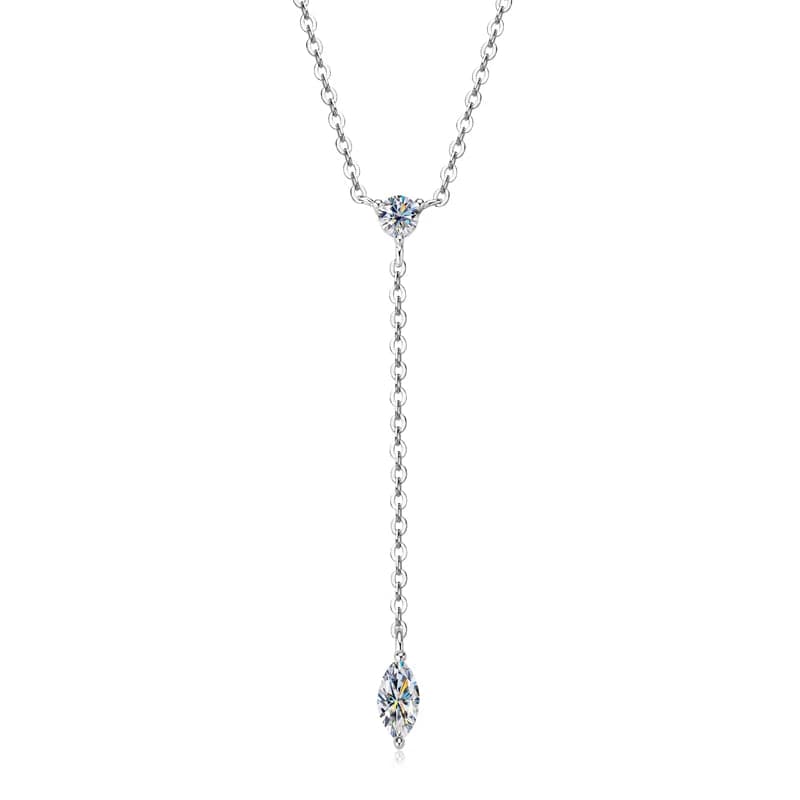 Collier Invisible Avec Diamant - vue 4