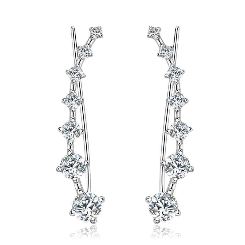 Boucle d’oreille Barrette Diamant - vue 2