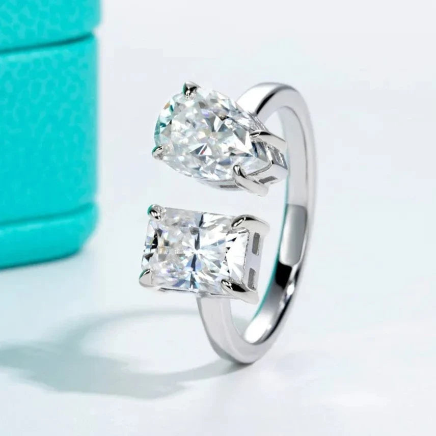 Bague de Fiançailles Argent - vue 2