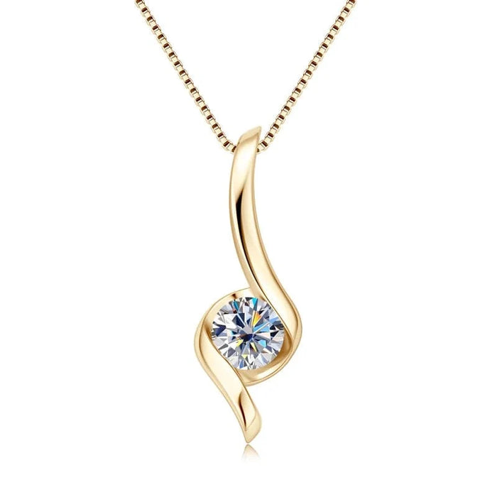 Collier avec un Diamant - vue 1