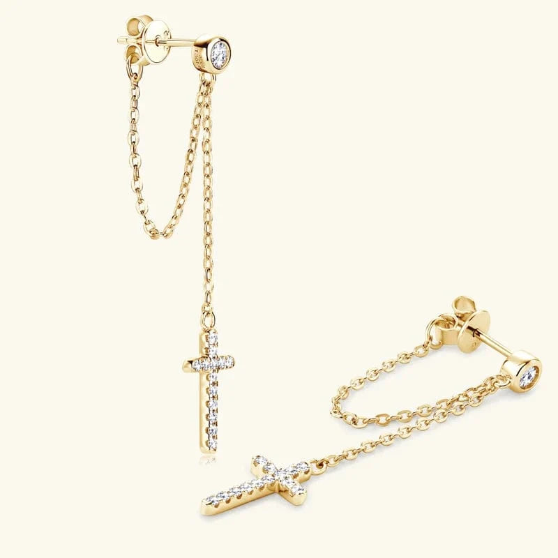 Boucle d’oreille Diamant Serti Clos - vue 4