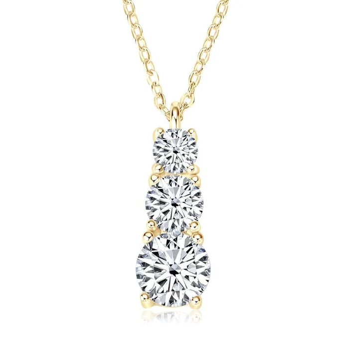 Collier 3 Diamant - vue 1