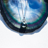 Pendentif Perle Noire Rosa - vue 4