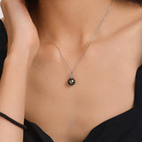 Pendentif Perle Noire Rosa - vue 7