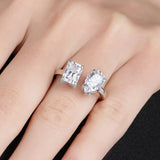 Bague de Fiançailles Argent - vue 1