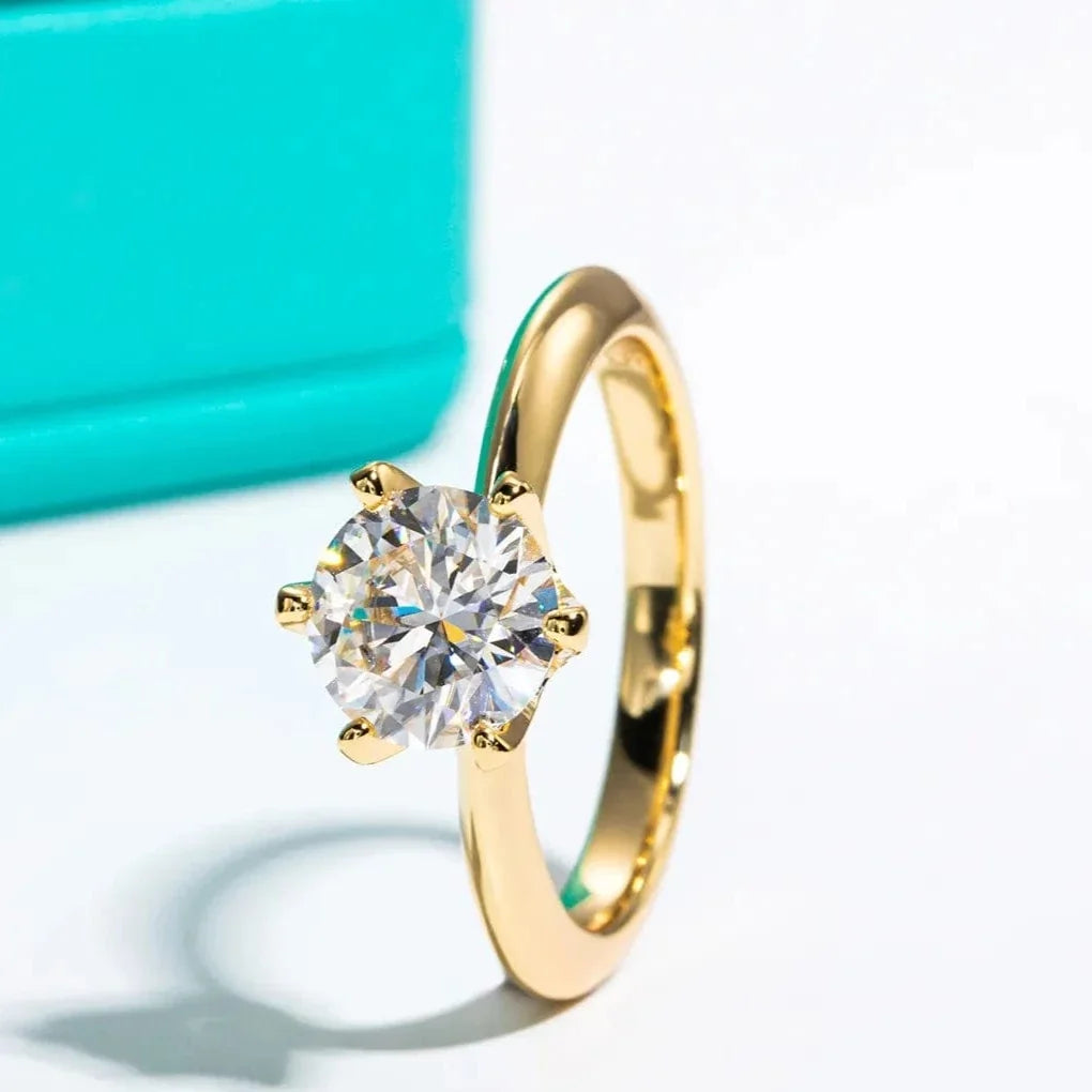 Bague de Fiançailles Histoire D'or - vue 2