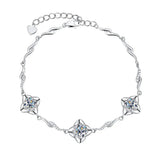 Bracelet Argent Diamant Femme - vue 1
