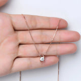 Collier Transparent Diamant - vue 3