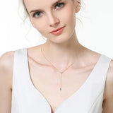 Collier Invisible Avec Diamant - vue 3