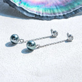 Boucle d’oreille Perle de Tahiti Diamant - vue 4
