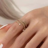 Bague de Fiançaille en Or - vue 2