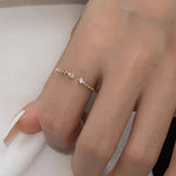 Bague de Fiançaille Minimaliste - vue 7