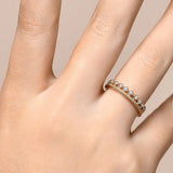 Bague de Fiançaille en Or Blanc - vue 6