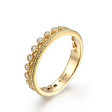 Bague de Fiançaille en Or Blanc - vue 3