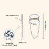 Boucle d’oreille Anneau Diamant Femme - vue 8