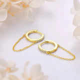 Boucle d’oreille Anneau Diamant Femme - vue 3