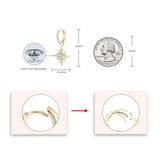 Boucle d’oreille Eclair Diamant - vue 6
