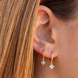 Boucle d’oreille Dormeuse Diamant - vue 2