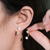 Boucle d’oreille Diamant Aurélie - vue 2