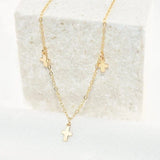 Collier Croix Femme Or - vue 2