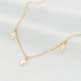 Collier Croix Femme Or - vue 3