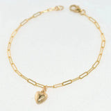Bracelet Coeur Or - vue 5