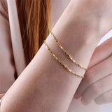 Bracelet Or Femme Fin - vue 1