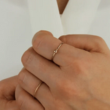 Bague Or Solitaire - vue 4