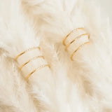 Bague Or Jaune Diamant - vue 4