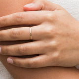 Bague Solitaire Or Jaune - vue 2