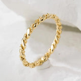 Bague Or Jaune Femme - vue 3