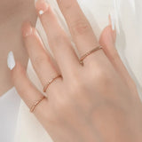 Bague Fine Or - vue 2