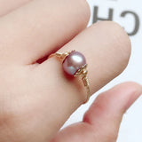 Bague avec Perle de Culture - vue 1